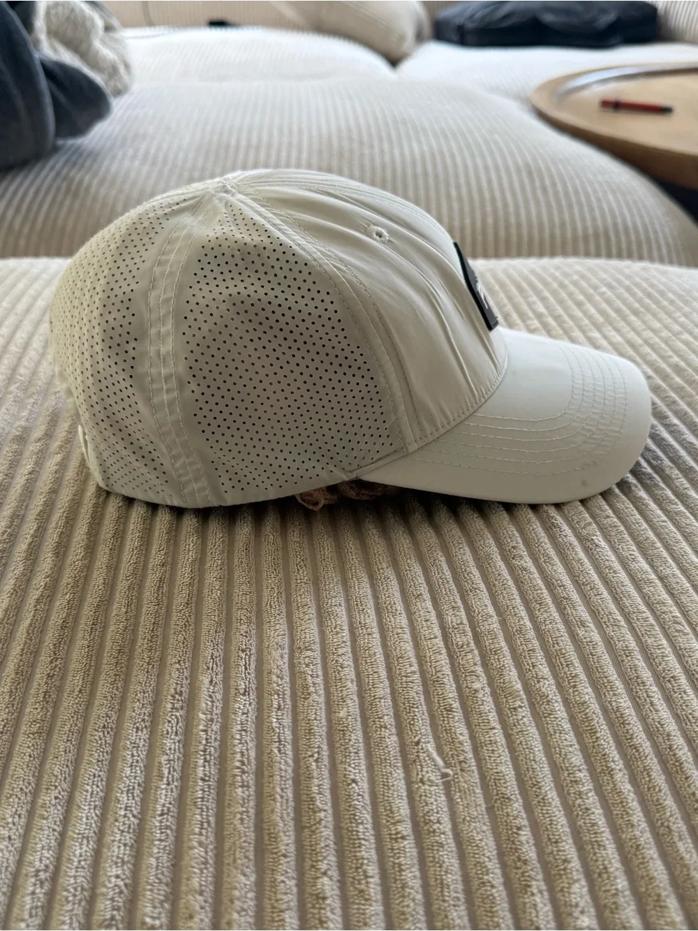Ping White Men’s Performance Golf Hat with Black Hex Logo